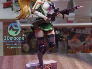 3D 无尽女同互吻唯美手办，展现女性之间细腻的情感