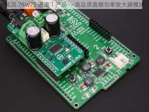 成品 78W75 通道 1 产品——高品质音频功率放大器模块