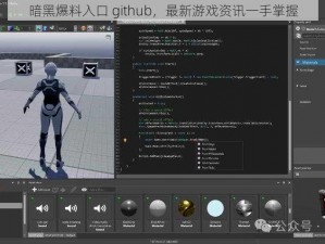 暗黑爆料入口 github，最新游戏资讯一手掌握