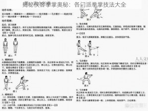 揭秘侠客拳掌奥秘：各门派拳掌技法大全