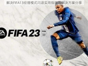 解决FIFA13经理模式闪退实用指南与解决方案分享