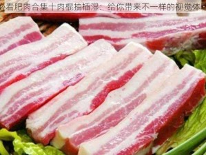 必看肥肉合集十肉棍抽插湿：给你带来不一样的视觉体验