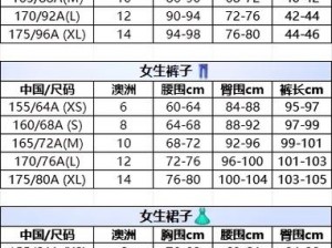 亚洲尺码与欧洲尺码对比，哪种更适合你？