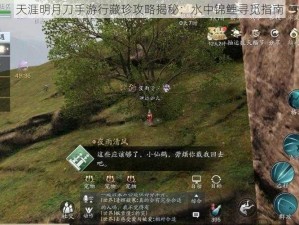 天涯明月刀手游行藏珍攻略揭秘：水中锦鲤寻觅指南