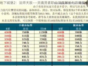 地下城堡2：法师天敌——灵魂贤者职业深度解析与攻略指南