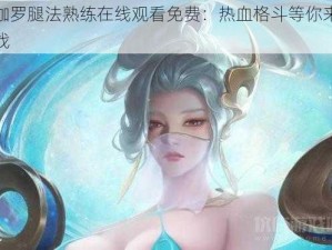 伽罗腿法熟练在线观看免费：热血格斗等你来战