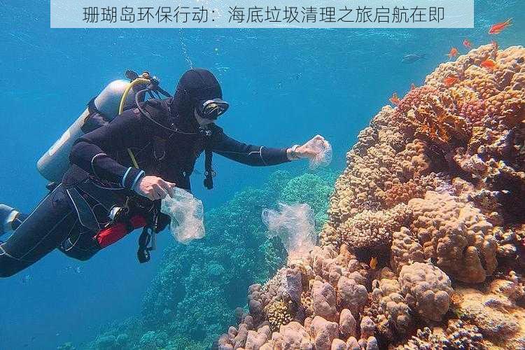 珊瑚岛环保行动：海底垃圾清理之旅启航在即