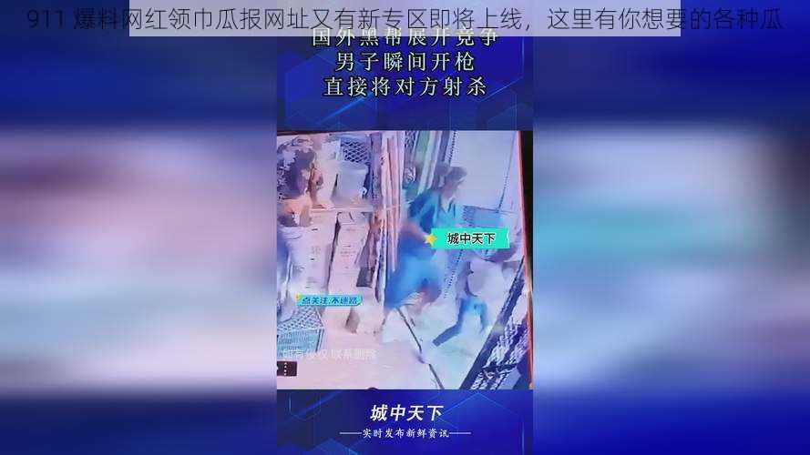 911 爆料网红领巾瓜报网址又有新专区即将上线，这里有你想要的各种瓜