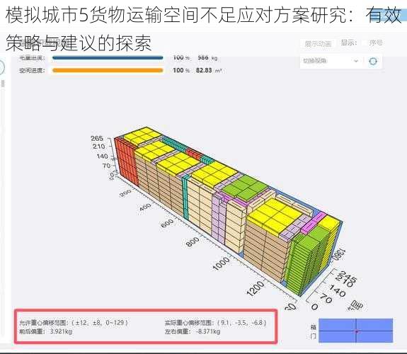 模拟城市5货物运输空间不足应对方案研究：有效策略与建议的探索