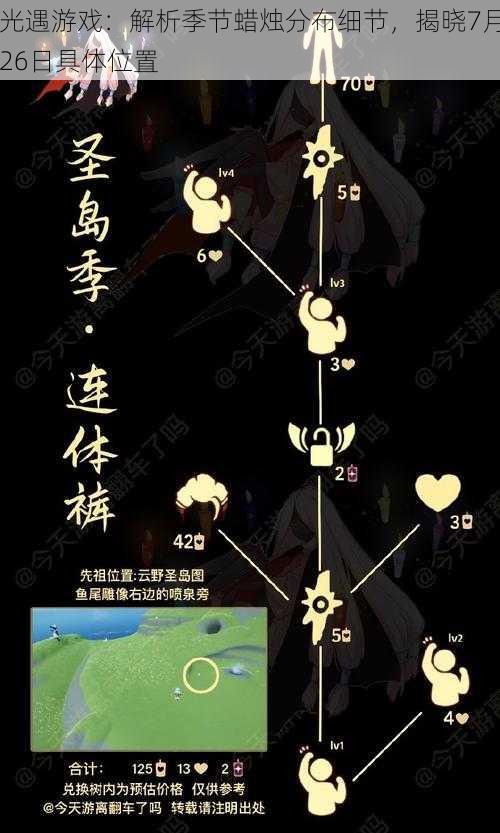 光遇游戏：解析季节蜡烛分布细节，揭晓7月26日具体位置