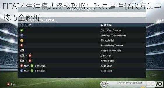 FIFA14生涯模式终极攻略：球员属性修改方法与技巧全解析