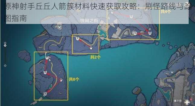 原神射手丘丘人箭簇材料快速获取攻略：刷怪路线与跑图指南