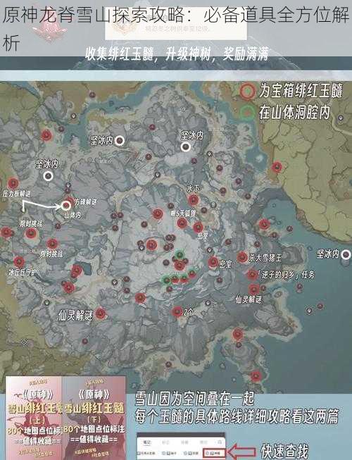 原神龙脊雪山探索攻略：必备道具全方位解析