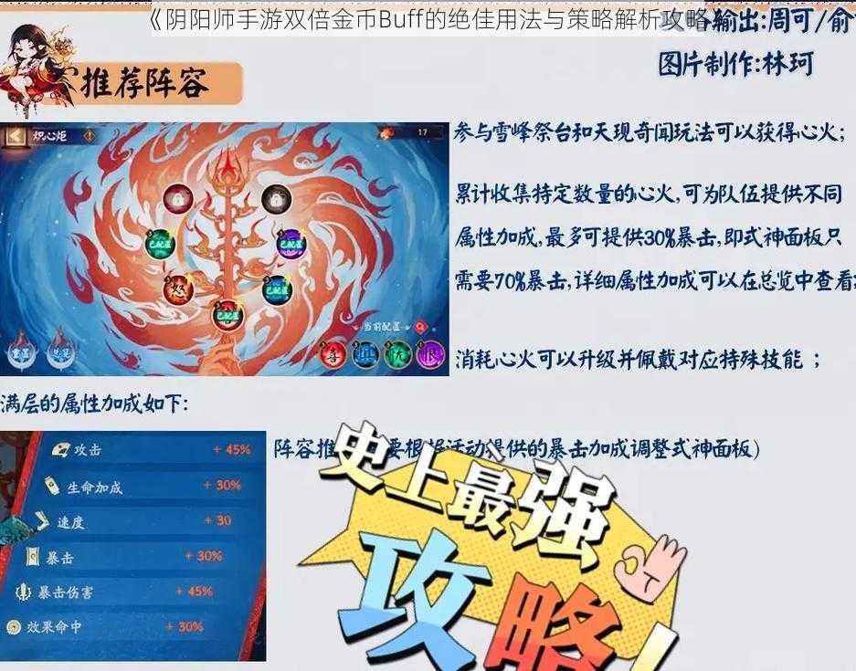 《阴阳师手游双倍金币Buff的绝佳用法与策略解析攻略》