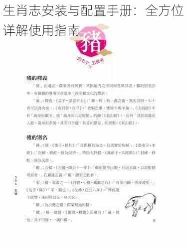 生肖志安装与配置手册：全方位详解使用指南