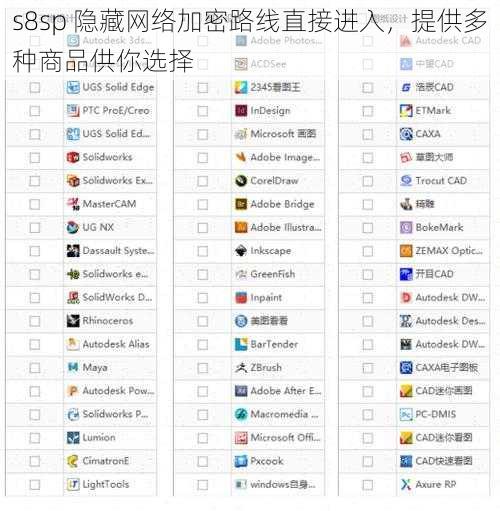 s8sp 隐藏网络加密路线直接进入，提供多种商品供你选择